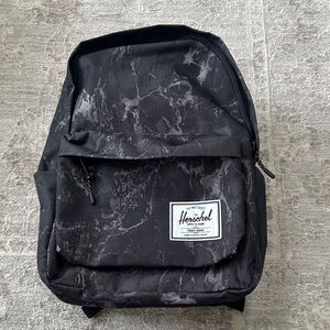 Herschel Supply Company Black and Gray Marble Classic XL Backpack. NWT’s.